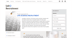 Desktop Screenshot of labqrecruitment.com